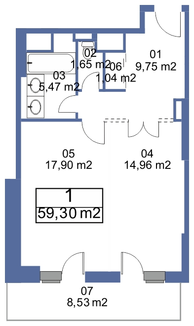 ЖК Маяк - 4-комнатная квартира